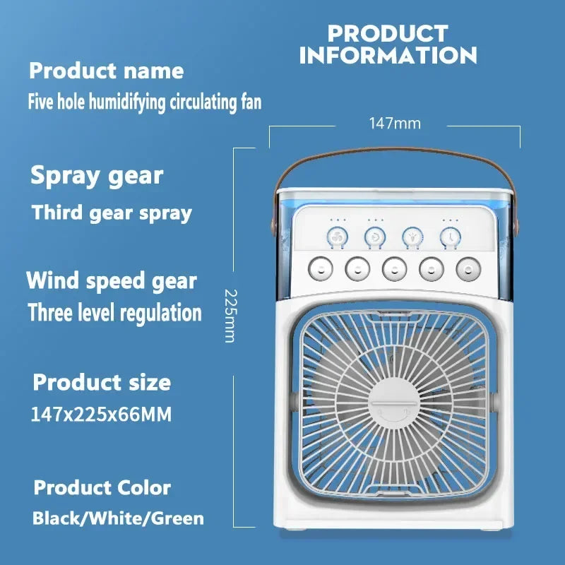 3-in-1 Small Air Conditioner Fan