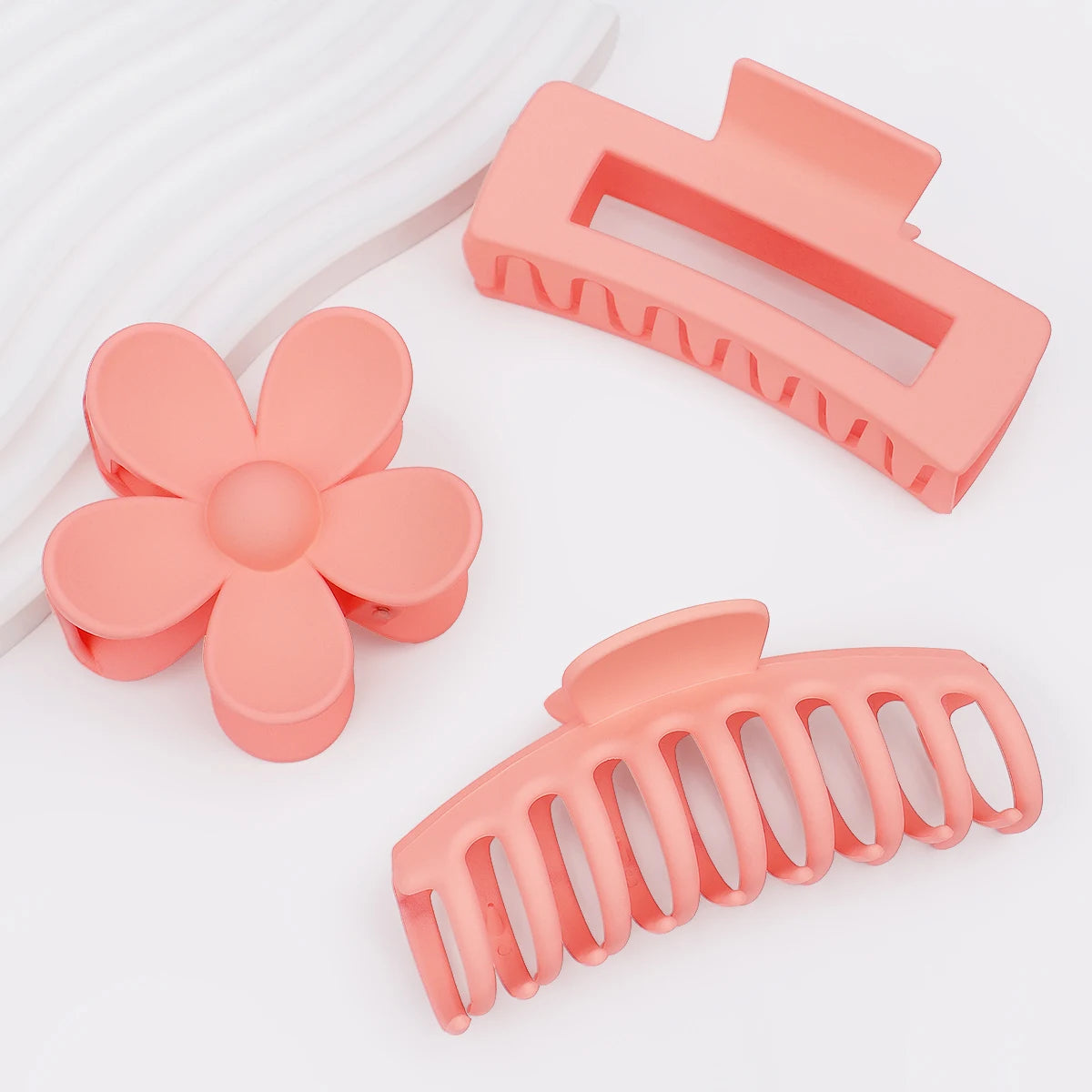 Beauty Brush & Hair Clip Set