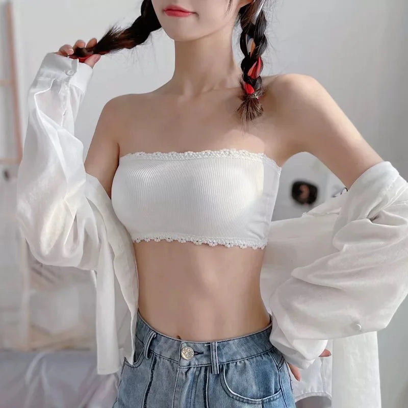 Women Strapless Tube Bralette