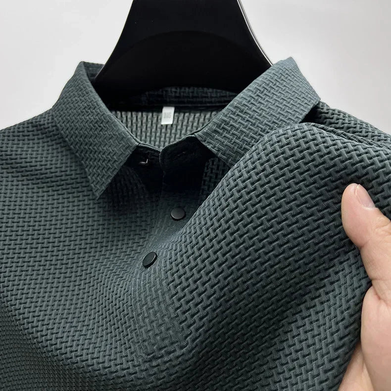 Men Ice Silk Polo Shirt