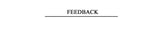 Feedback section header in bold black text on a white background.