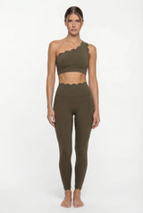 Blush One-Shoulder Yoga Set