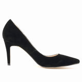 8cm Suede Pointed Pumps – Red Party Heels