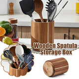 Wooden Kitchen Cutlery Storage Box