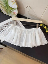 Women Satin High Waist Midi Skirt