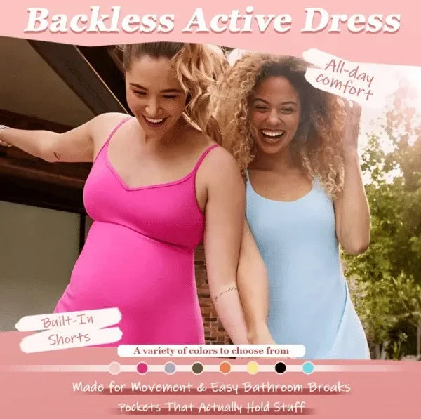 Women Sleeveless Sports Dress