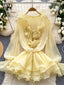 Women's Floral Chiffon Mini Dress