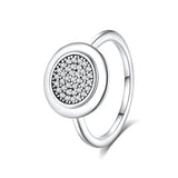 925 Sterling Silver Engagement Ring