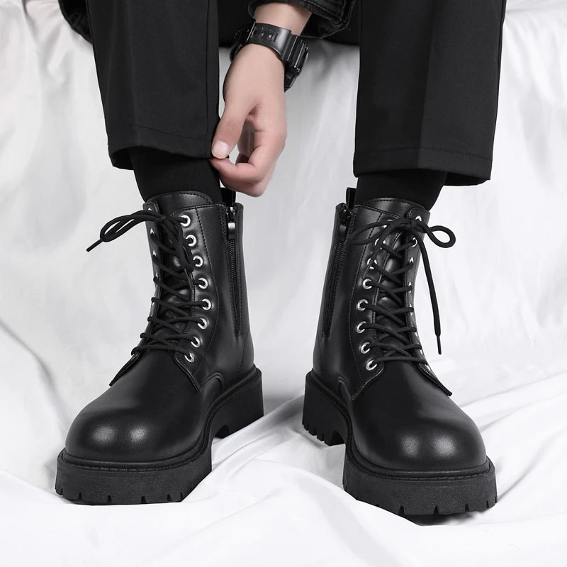 Men’s Fashion High-Top Boots