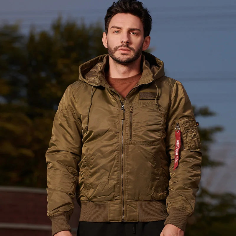 Men’s Padded Waterproof Winter Jacket