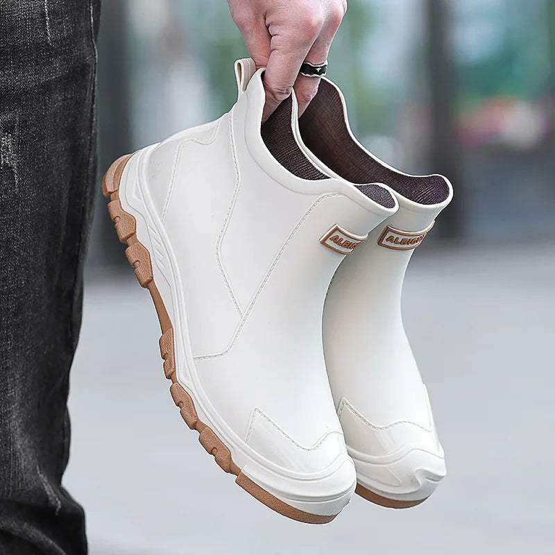 Men Waterproof Rain Boots