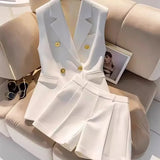 Women's Blazer Shorts Set