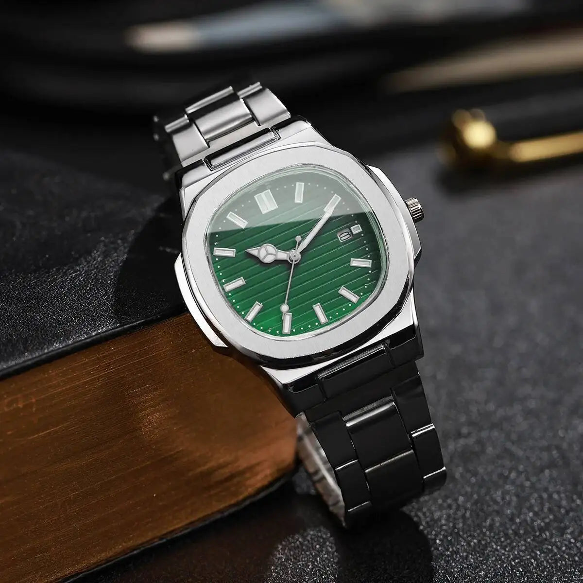 Men’s Square Dial Business Quartz Watch