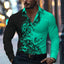 Crimson Floral Dress Shirt