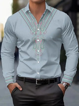 Men Hawaiian Print Shirt