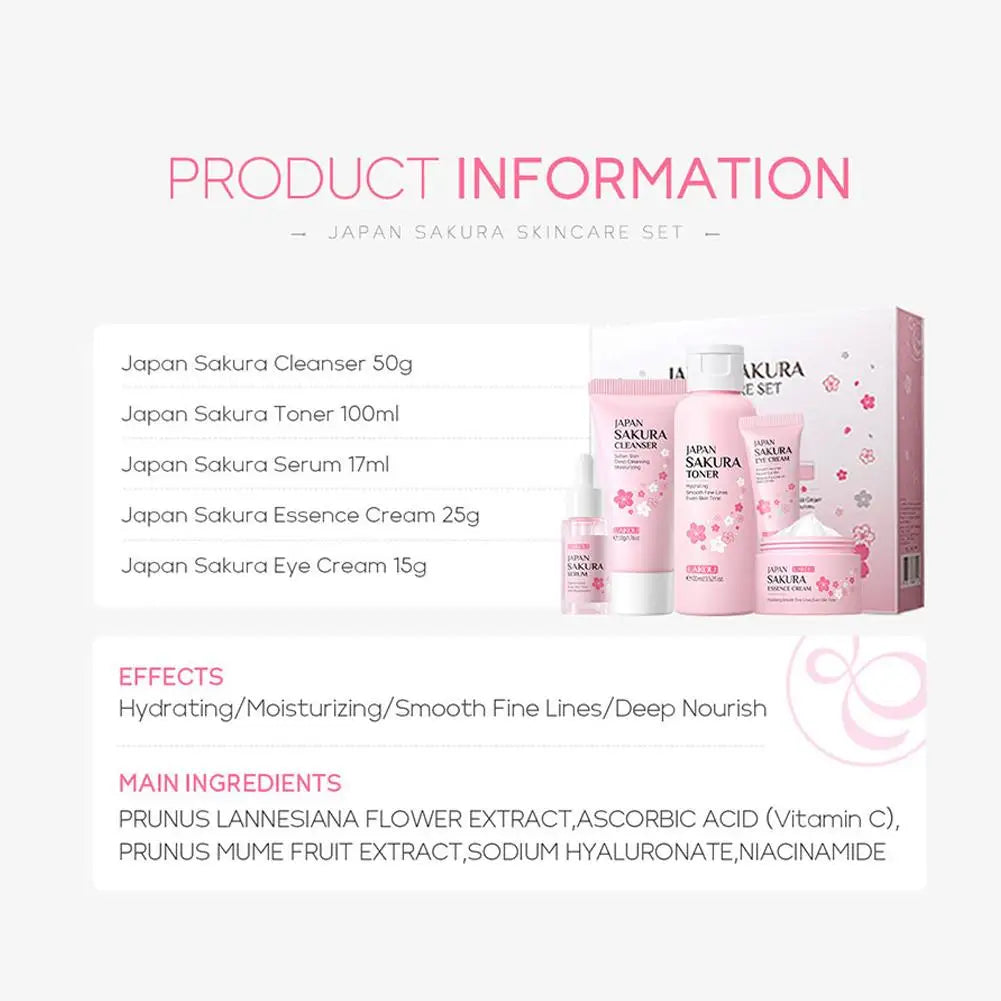 Sakura Skin Care Set