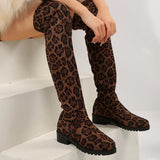 Women Over Knee Boots – Elegant Low Heel Plus Size