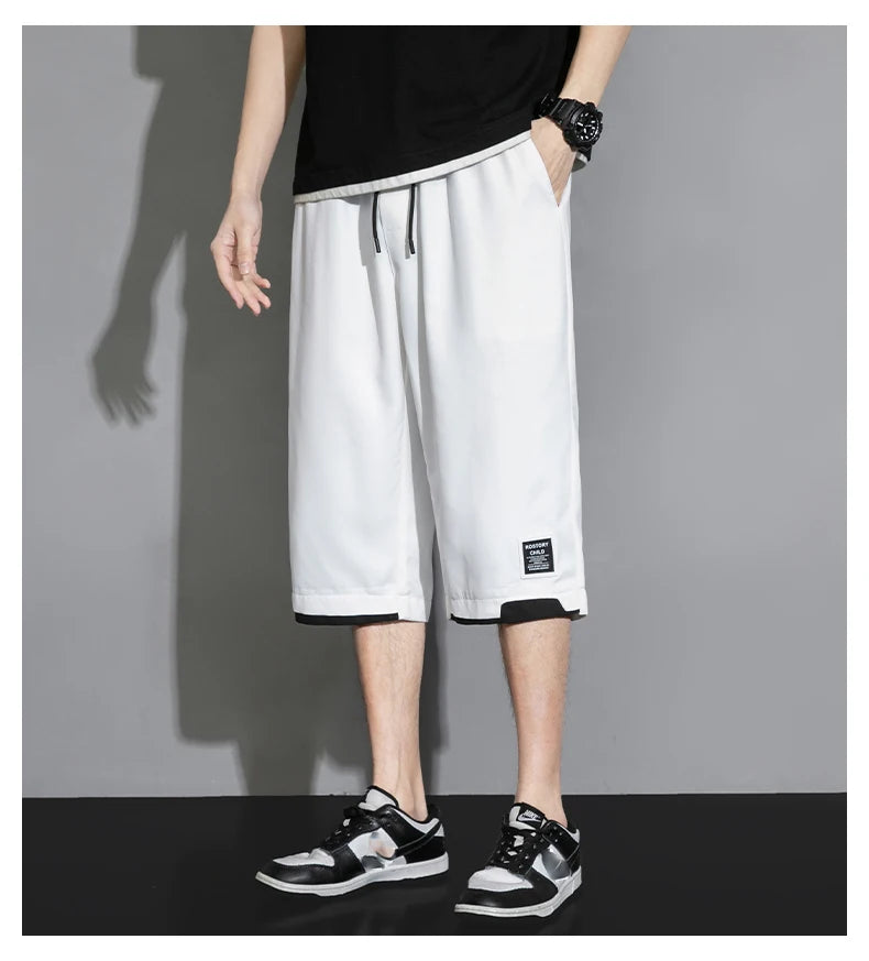 Plus Size Men's Loose Cargo Shorts – Summer Trendy