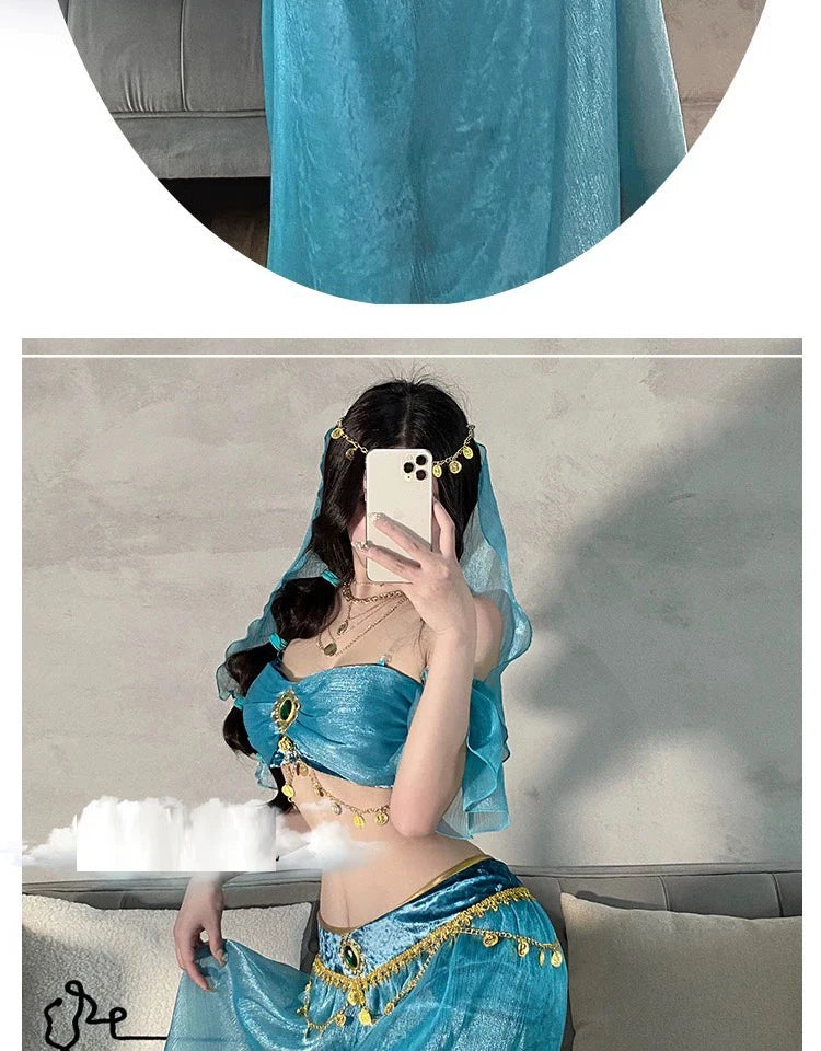 Egyptian Queen Belly Dance Costume Set