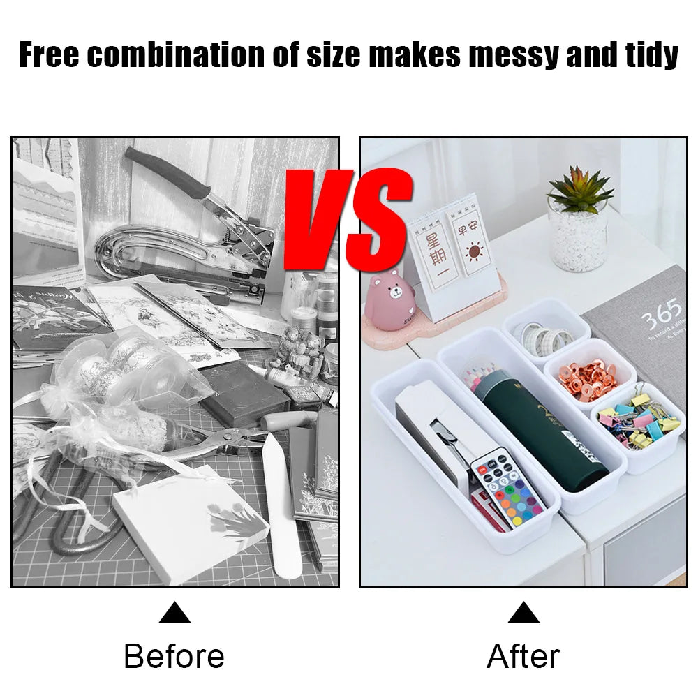 Closet Storage Drawer Box Set (8pcs)