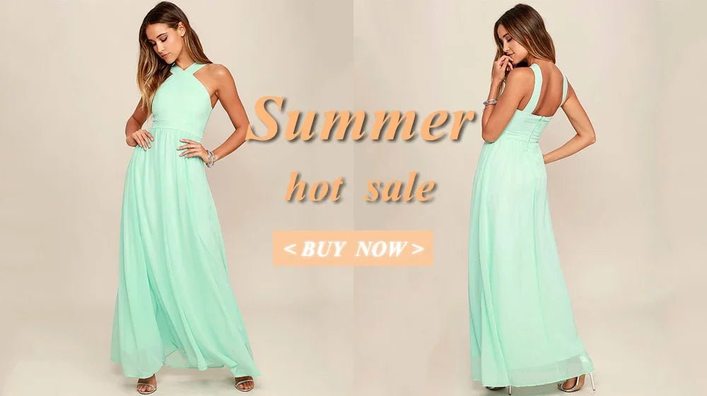 Women Chiffon Summer Party Dress