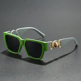 Signature Leopard Square Sunglasses