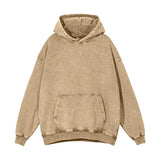 Oversized Men's Hoodie – Vintage Black Pullover