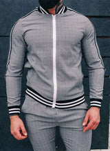 Men's Checkered Sports Tracksuit