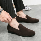 Men’s Suede Driving Mules