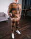 Men's Checkered Sports Tracksuit