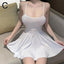 Aurora Lace Satin Nightdress