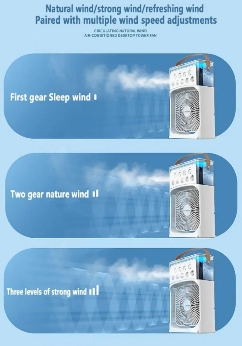 3-in-1 Small Air Conditioner Fan