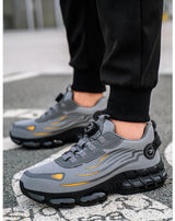 Men Rotating Button Safety Sneakers