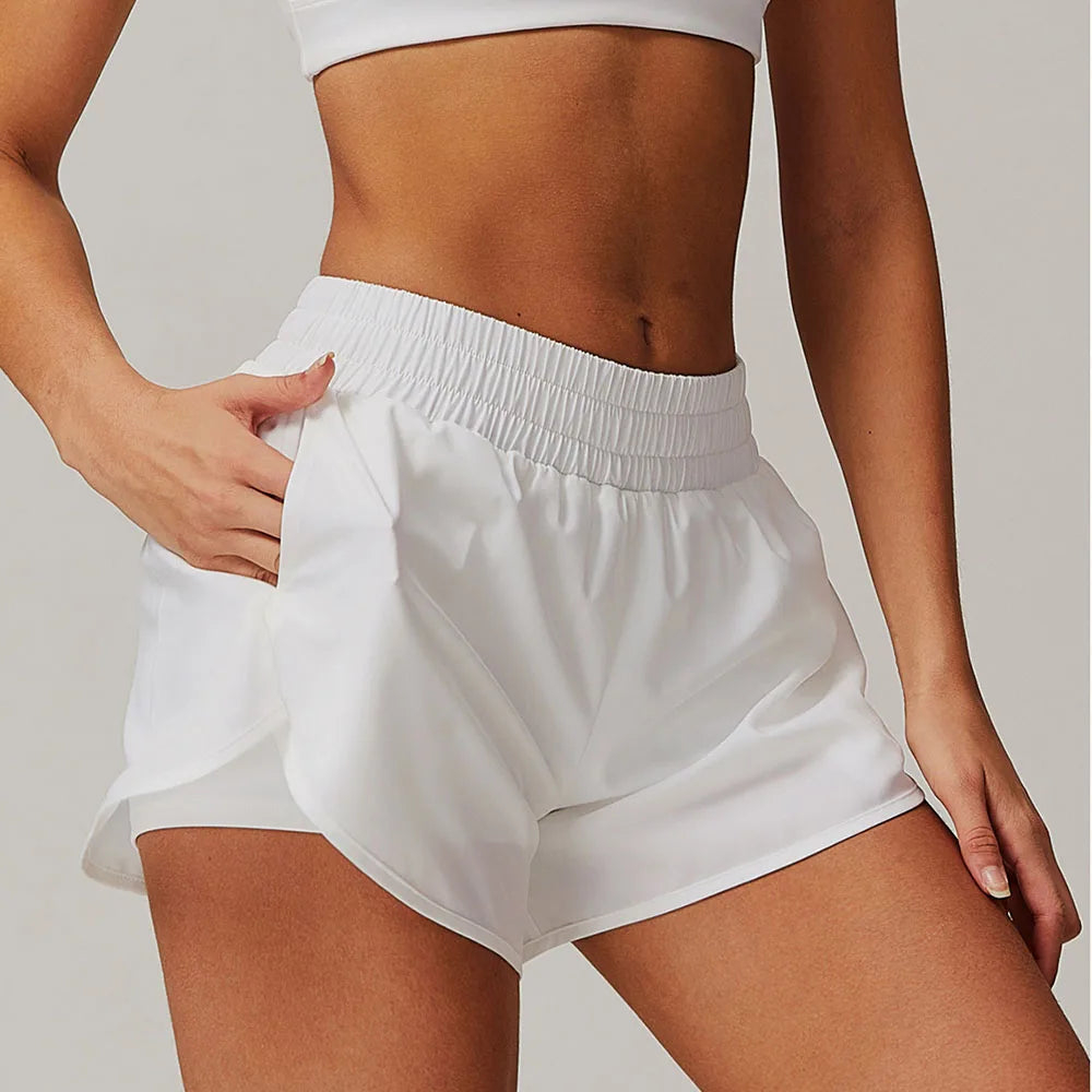 Women's Pocket Quick-Dry Yoga Shorts
