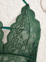 Plus Size Lace Bodysuit