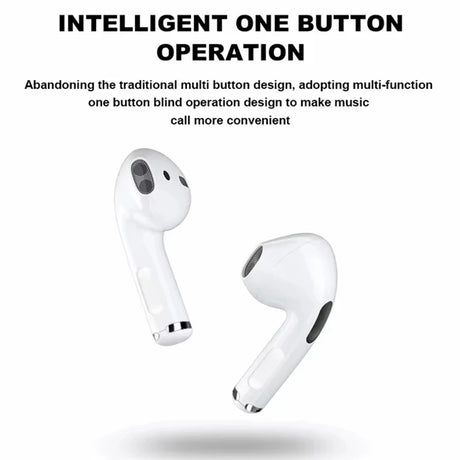 Pro 4 TWS Wireless Airbuds - BULIAN with intelligent one button operation for easy music and call handling.