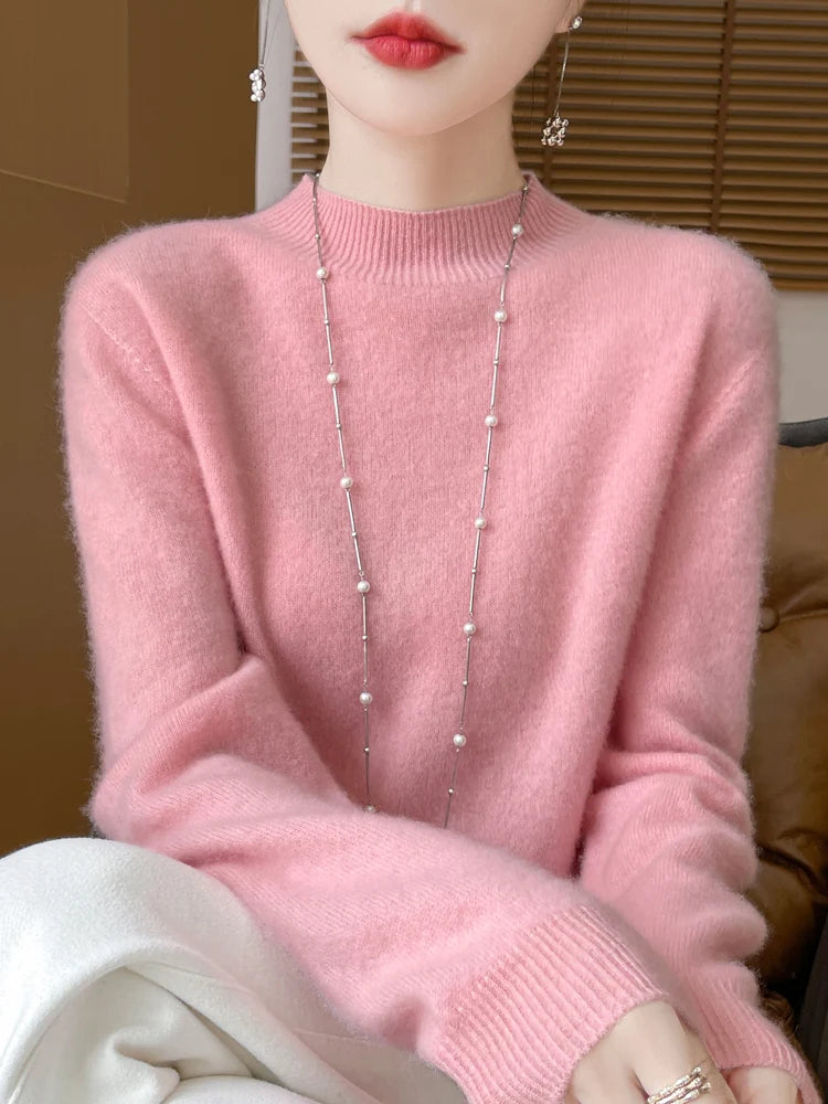 Women's Merino Wool Knit Pullover