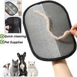 Portable Pet Hair Remover Gloves – Washable Grooming Gloves