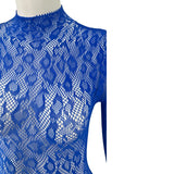 Women Lace Fishnet Club Jumpsuit