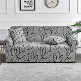Flower Printed Elastic Sofa Cover