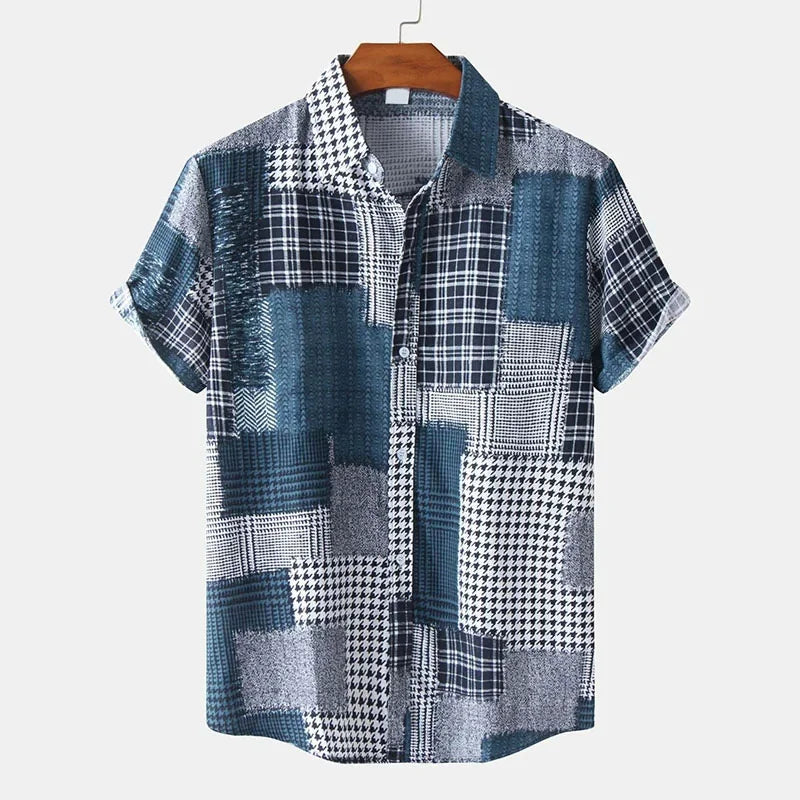 Retro Mosaic Resort Shirt