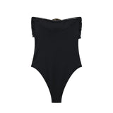 Off Shoulder Strapless Bodysuit – Summer Bodycon