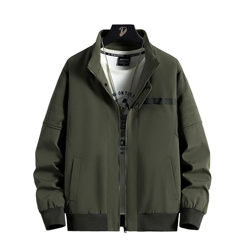 Men's Plus Size Motorcycle Windbreaker