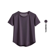 Women Quick Dry Short Sleeve Yoga T Shirt