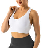 Women Ribbed Galaxy Seamless Sports Bra