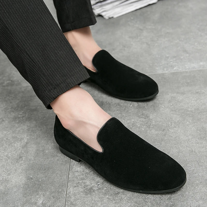 Men’s Suede Driving Mules