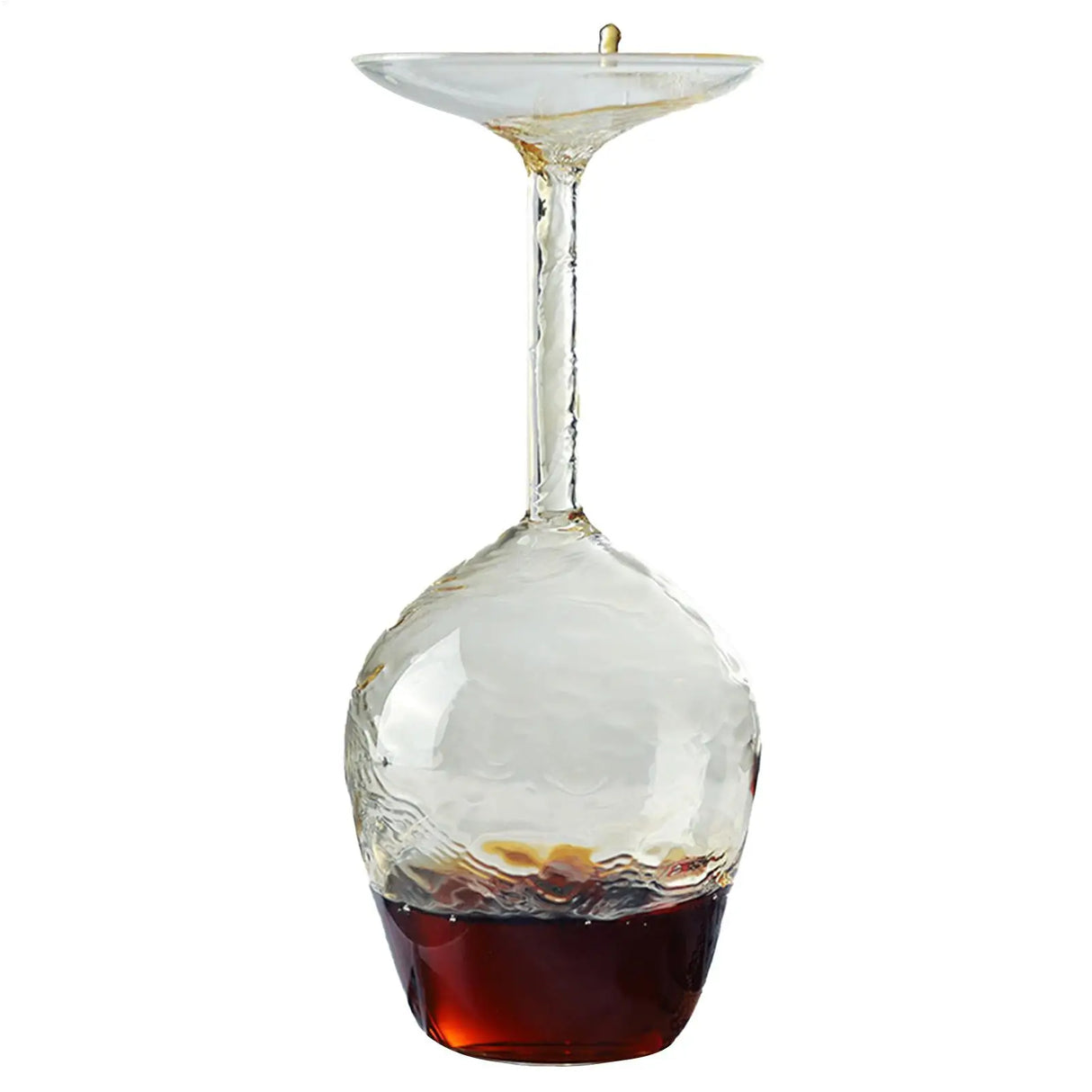 Upside Down Wine Glass