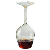 Upside Down Wine Glass
