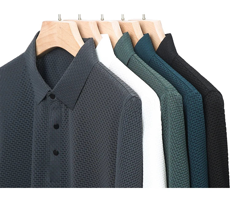 Men Ice Silk Polo Shirt