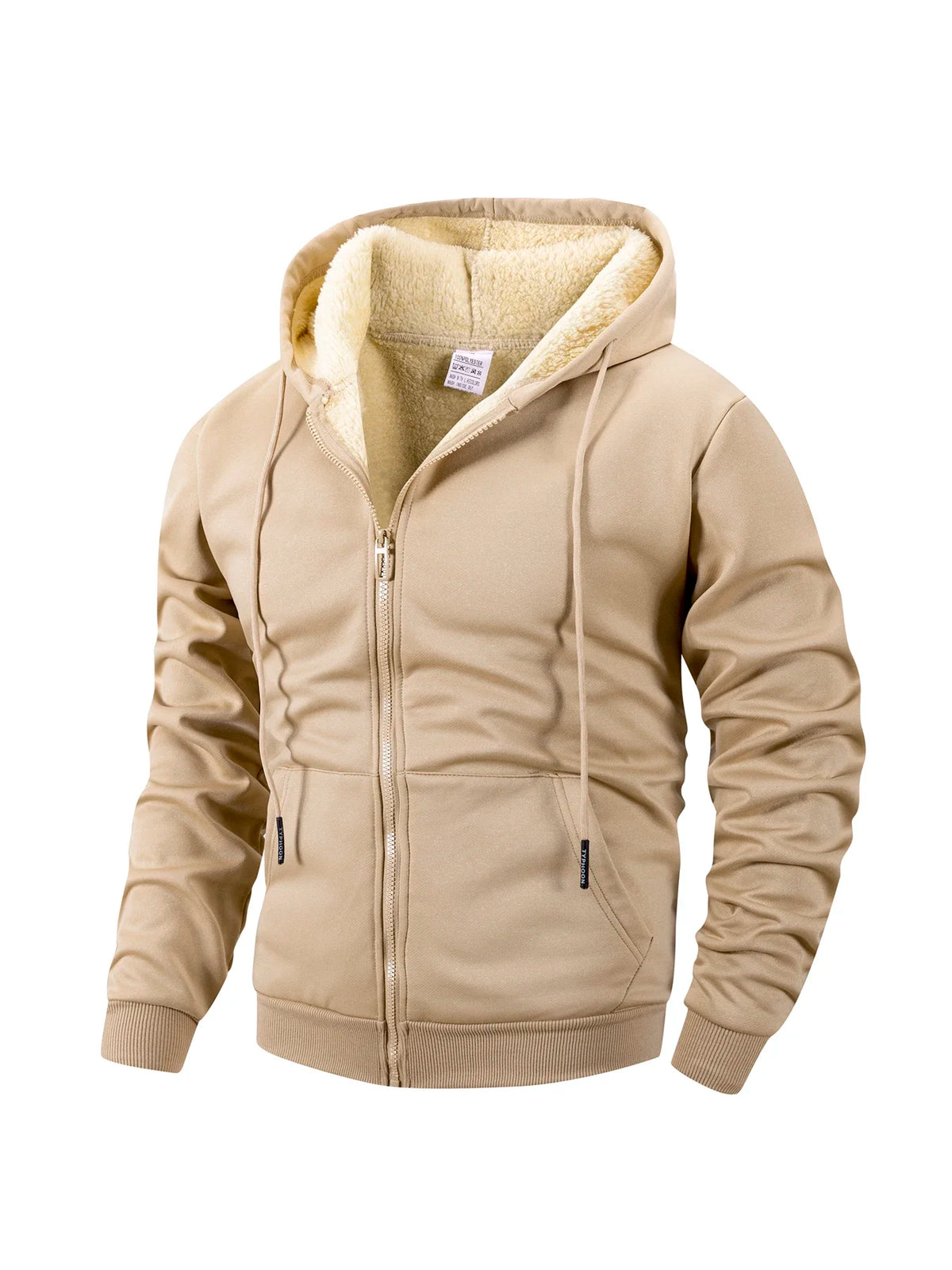 Men's Thick Fleece Zip Hoodie